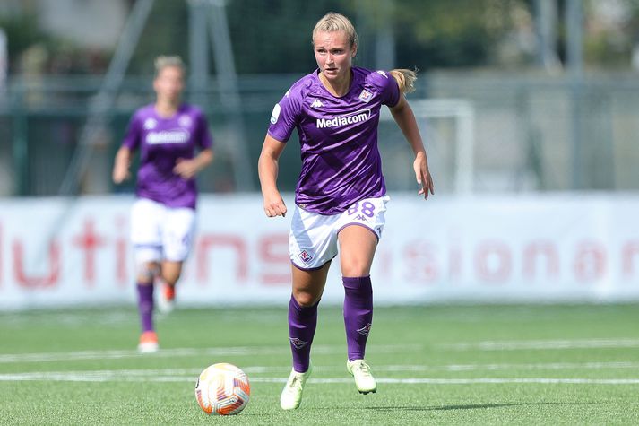 Alexandra Jóhannsdóttir gekk í raðir Fiorentina í sumar.