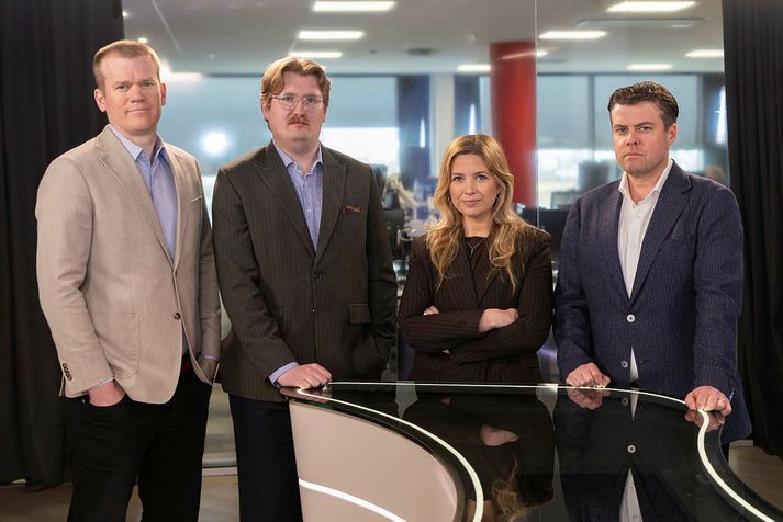 Kolbeinn Tumi Daðason, Árni Sæberg, Sunna Sæmundsdóttir og Atli Ísleifsson mynda stjórnendateymi fréttastofunnar.