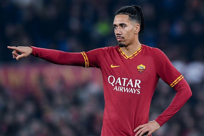 Chris Smalling í leik með Roma.