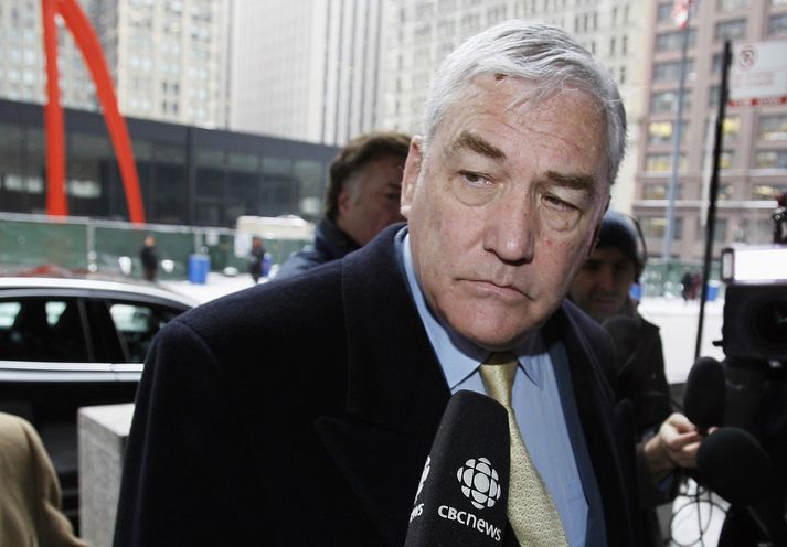 Conrad Black þegar hann mætti fyrir dómara árið 2011.