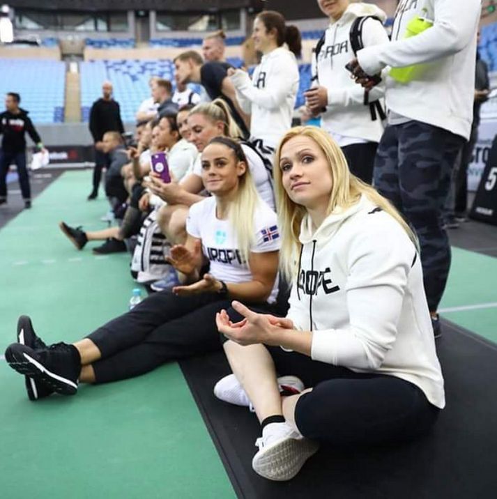 Íslensku crossfit konurnar Anníe Mist Þórisdóttir og Ragnheiður Sara Sigmundsdóttir.