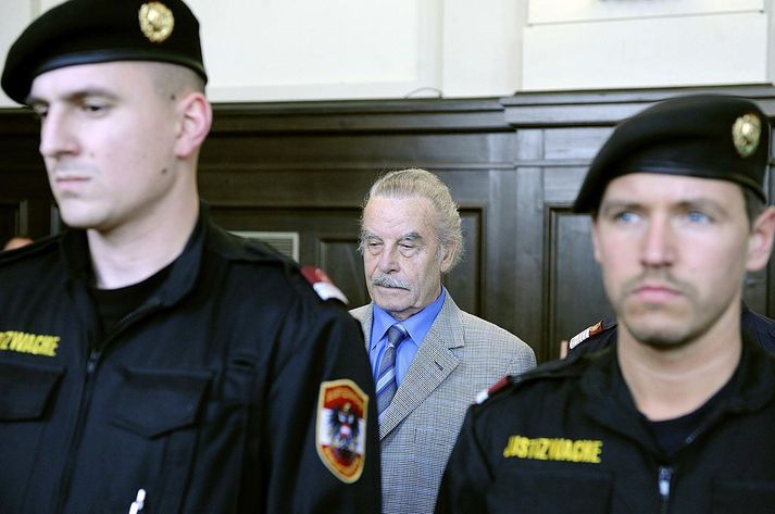 Josef Fritzl við dómsuppsögu árið 2009.