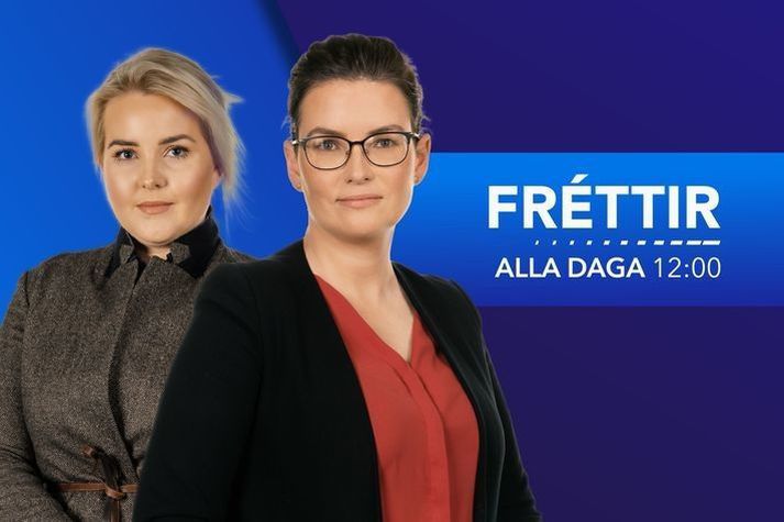 Fréttirnar hefjast á slaginu 12.