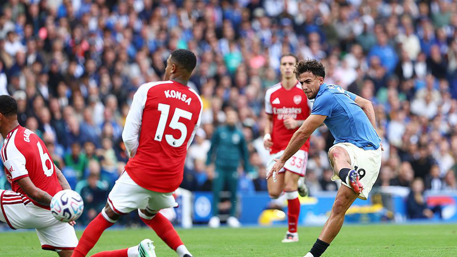 Sjáðu mörkin: Brighton lagði Arsenal og dramatík hjá Spurs