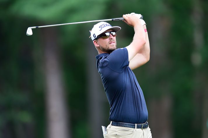 Roger Sloan lék vel á fyrsta hring Wyndham Championship mótsins.