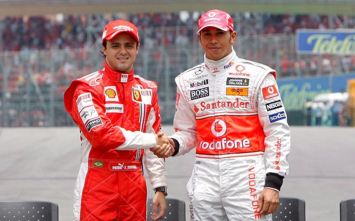 Massa og Hamilton tímabilið 2008