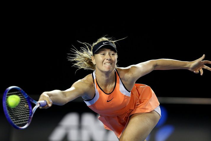 Maria Sharapova vann fimm risamót á ferlinum.