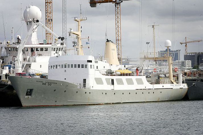 Skipin fóru síðar til mælinga vegna verkfalls skipsverja.fréttablaðið/pjetur