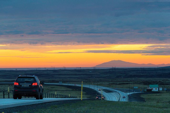 Slysið varð á Suðurlandvegi nærri afleggjaranum að Bláfjöllum. Myndin er úr safni.