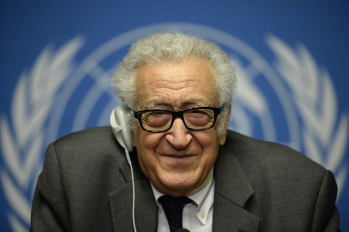 Lakhdar Brahimi hefur yfir litlu að kætast þessa dagana, en hann segist þó vongóður um framhaldið.