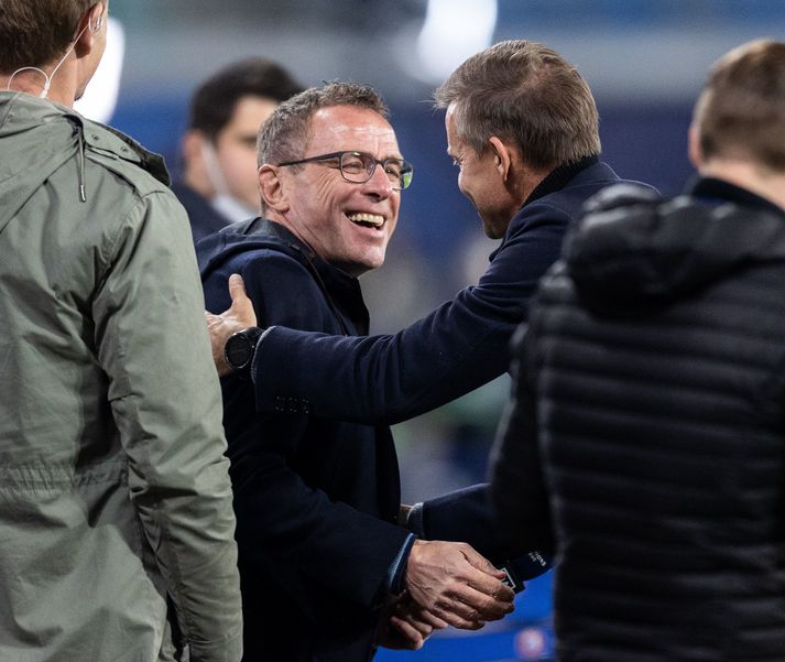 Ralf Rangnick fékk Erling Braut Halland til RB Salzburg fyrir tveimur árum.