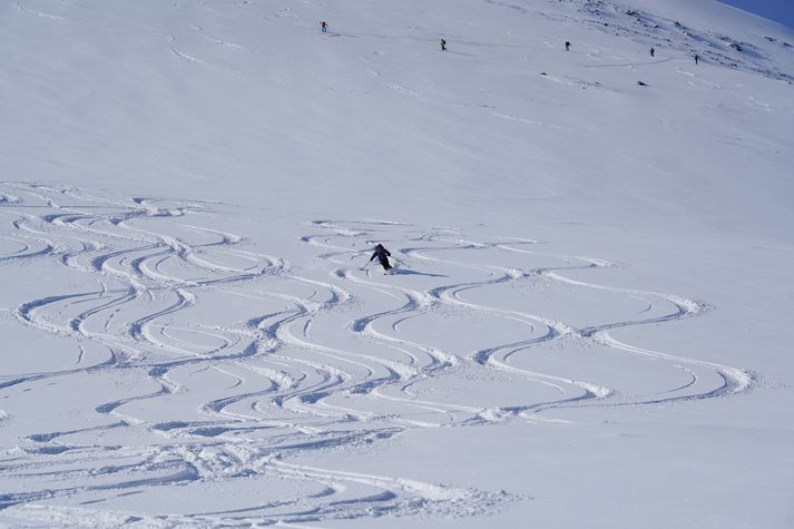 Fjörðurinn Lyngen er vinsælt skíðasvæði. Myndin tengist fréttinni ekki beint.