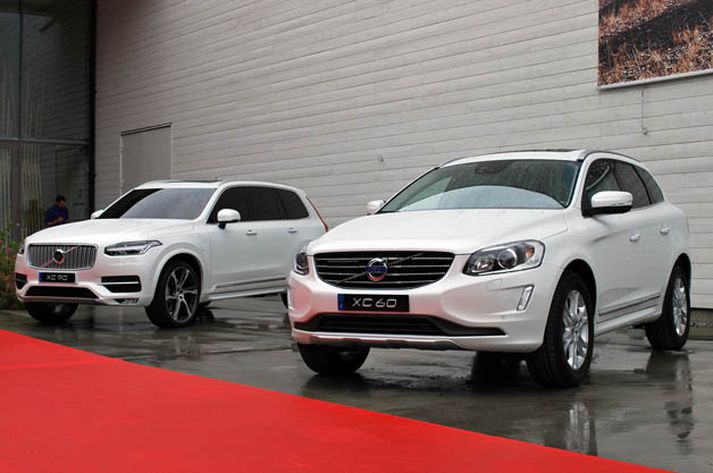 Nýr Volvo XC90 og söluhæsta bílgerð Volvo, jepplingurinn XC60.