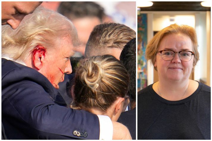 Silja Bára Ómarsdóttir alþjóðastjórnmálafræðingur segir líklegt að árásin á Donald Trump muni hjálpa kosningabaráttu hans.