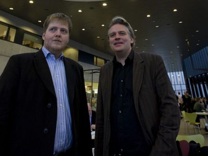 Sigmundur Davíð Gunnlaugsson og Magnús Árni Skúlason eru meðlimir hópsins.