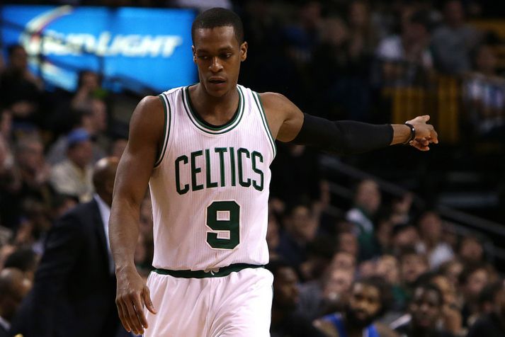 Rajon Rondo hefur spilað vel með Boston í vetur.