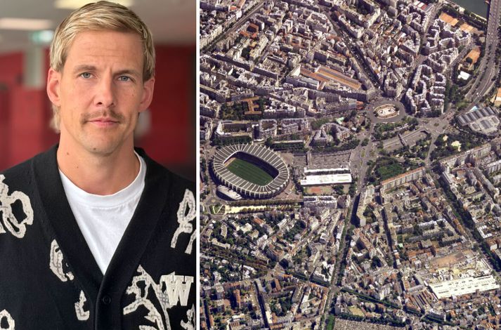 Bjarki Már verður leikmaður PSG á næsta tímabili og mun verða búsettur í París. Handboltahöllin er á sama svæði og Parc de Princes, heimavelli knattspyrnuliðs PSG: 