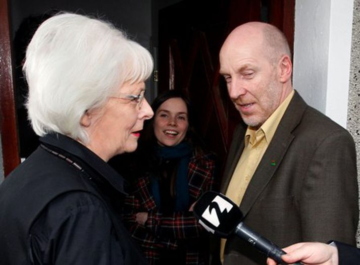 Forystumenn Samfylkingarinnar og VG hitta þingflokka sína í dag. Mynd/ Stefán.