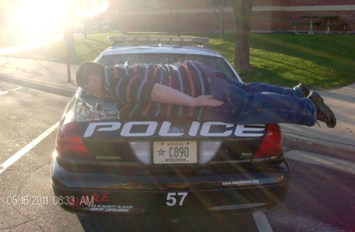 Hart á góðri stundu.