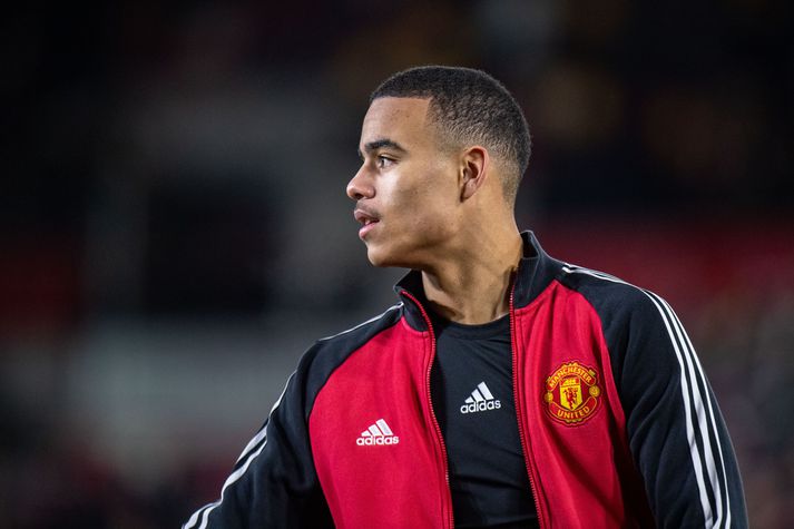 Mason Greenwood var handtekinn um helgina fyrir brot á skilorði.