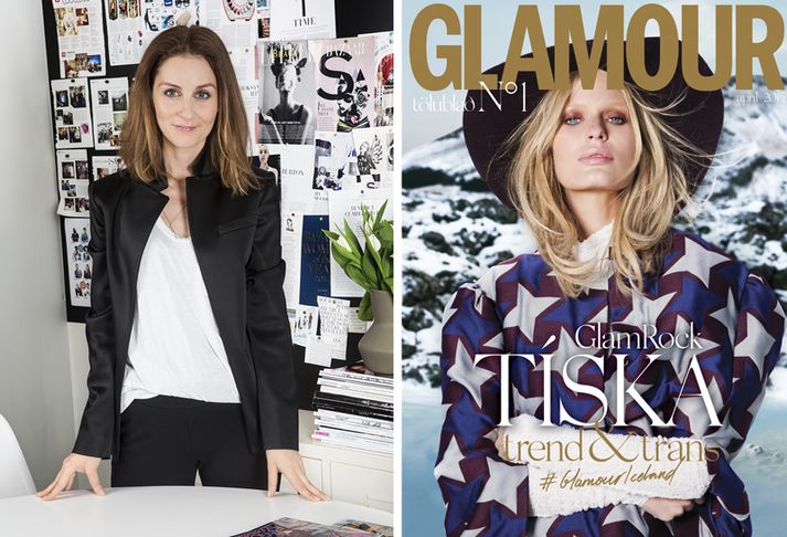 Álfrún ritstjóri Glamour segir svefnleysi við lokafrágang vel þess virði.