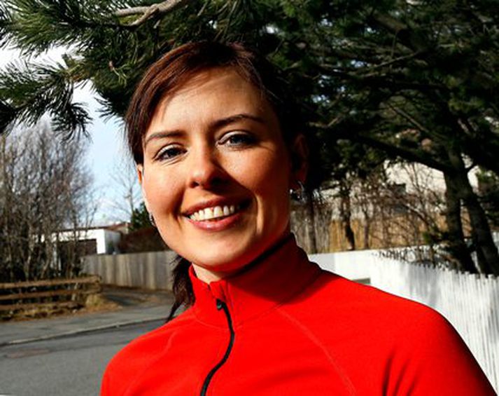 Soffía Sveinsdóttir, veðurfréttamaður á von á ágætisveðri á menningarnótt. Mynd/ GVA.
