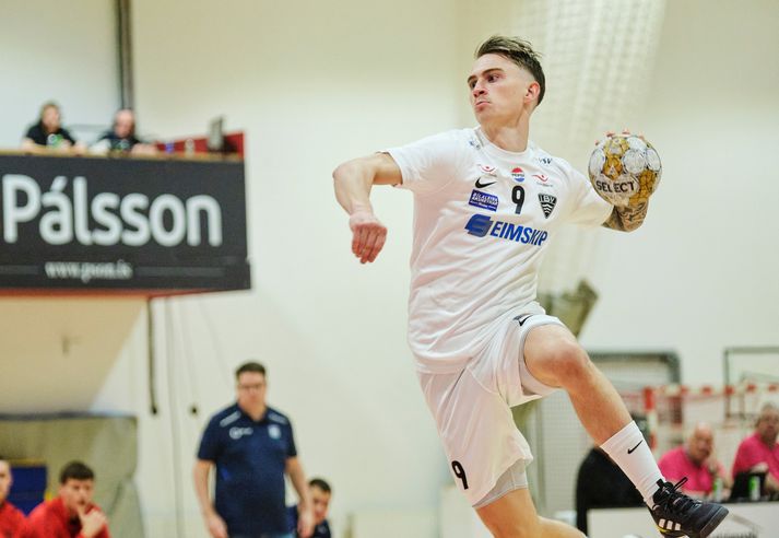 Frá leik karlaliðs ÍBV í handbolta