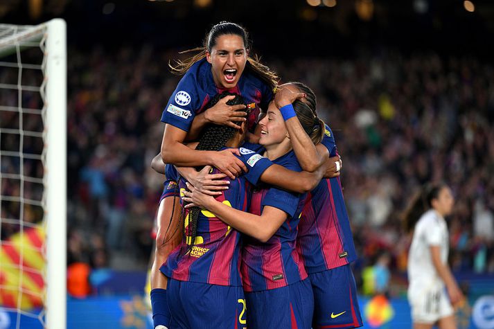 Barcelona skoraði sex mörk í kvöld.