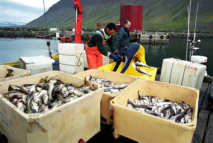 Löndun
Verðmæti og magn útfluttra sjávarafurða dróst saman á milli áranna 2004 og 2005. 
