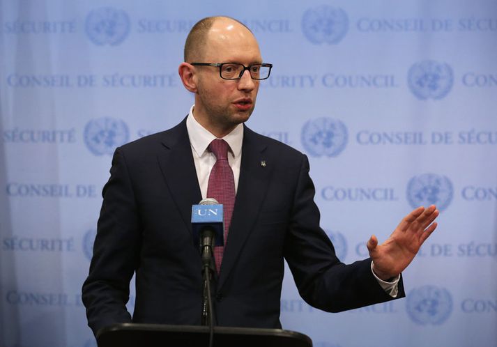 Arseniy Yatsenyuk hefur sagt af sér sem forsætisráðherra Úkraínu.