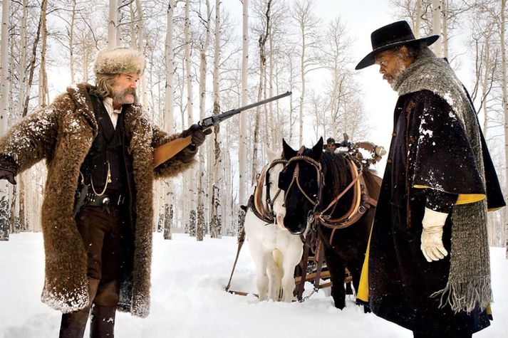 Kurt Russell og Samuel L. Jackson eru meðal aðalleikara Hateful Eight.