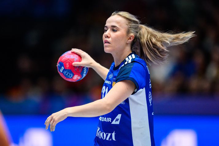 Sandra Erlingsdóttir skoraði fjórtán mörk í leikjunum þremur og gaf sex stoðsendingar að auki.
