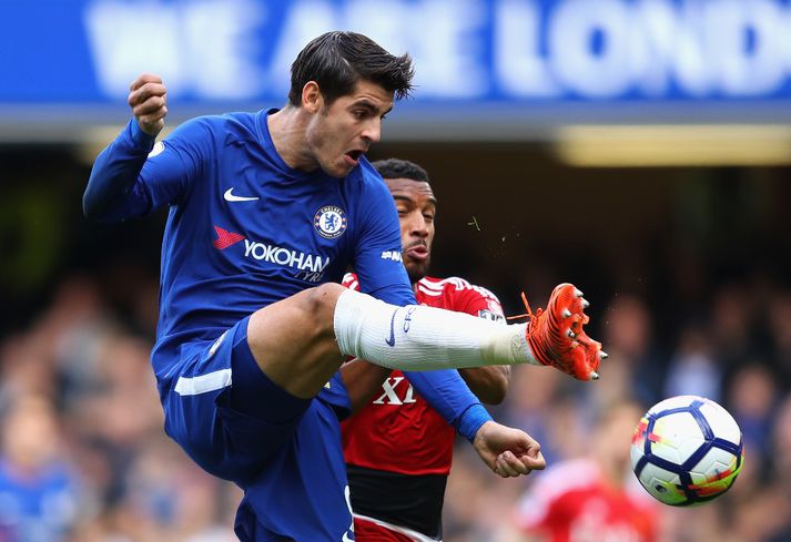 Morata er búinn að skora sjö mörk í þrettán leikjum fyrir Chelsea.