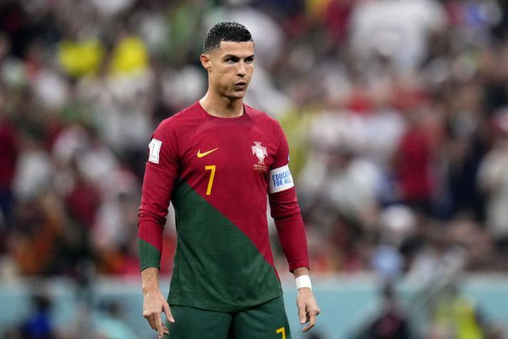 Cristiano Ronaldo kom inn á sem varamaður í gær og skoraði en markið var dæmt af vegna rangstöðu.