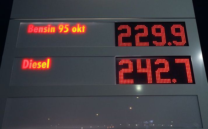 Dísilolía dýrari Verðmunur á dísilolíu og bensíni ræðst af árstíðarbundnum sveiflum. Fréttablaðið/Stefán