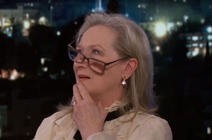 Streep féll á þessu prófi.