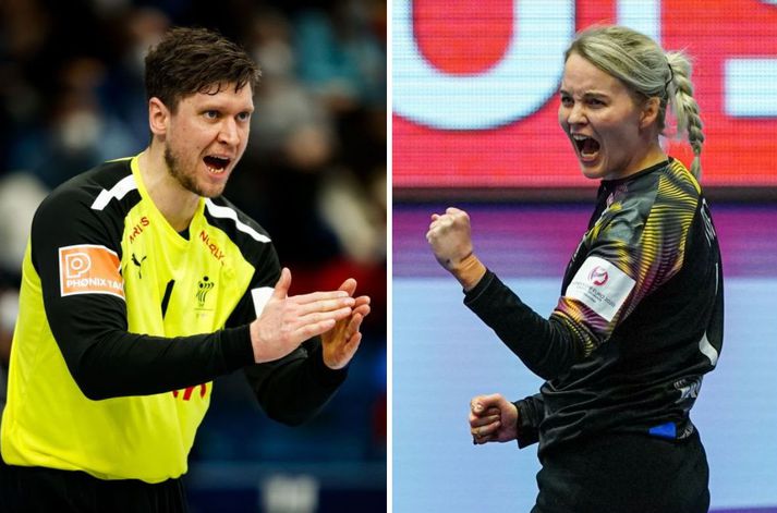 Niklas Landin og Sandra Toft voru best í heimi í handbolta á árinu 2021.