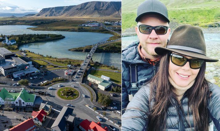 Hjónin Atli Bjarnason og Íris Rut Þorgeirsdóttir á Selfossi vara við svikurum sem nota nafn fyrirtækis í þeirra eigu til að selja gáma sem virðast ekki vera til. Þau segjast fyrst og fremst reyna að koma í veg fyrir að fleira fólk tapi peningum.