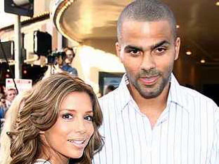 Hjónin Eva Longoria og Tony Parker á góðri stundu.