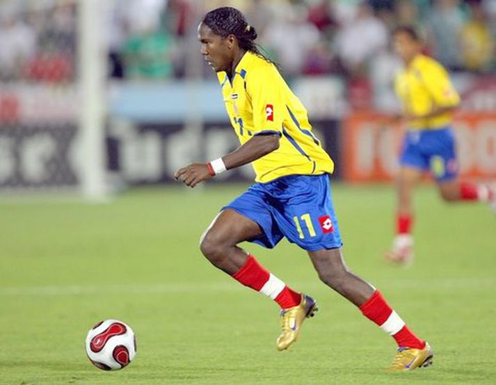 Hugo Rodallega í leik með kólumbíska landsliðinu.