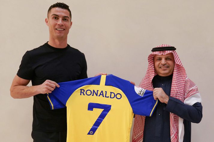 Ronaldo er mættur til Sádi-Arabíu.