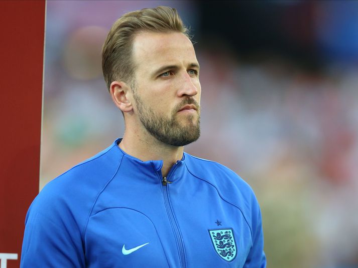 Harry Kane mætir til æfinga hjá Tottenham í dag.