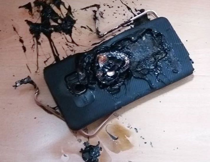 Illa farið eintak af Samsung Galaxy Note 7