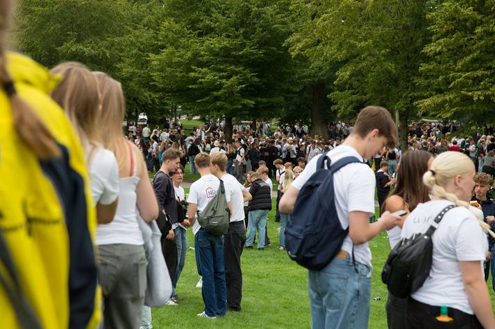 Frá puttefest í Folkeparken árið 2023.