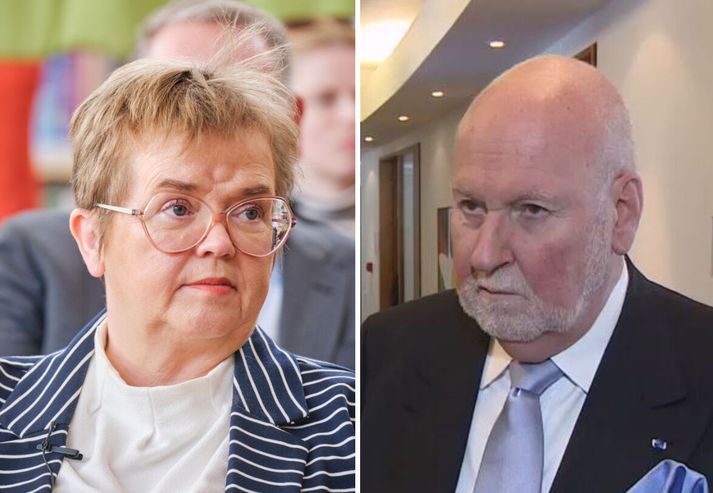 Silja Bára er rektor HÍ og Carl Baudenbacher er fyrrverandi forseti EFTA-dómstólsins.