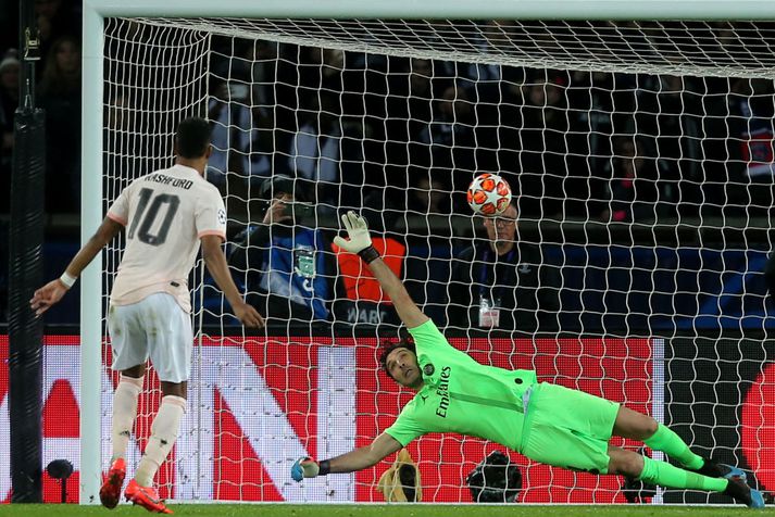 Gianluigi Buffon var byrjaður að spila í Meistaradeildinni þegar Marcus Rashford fæddist
