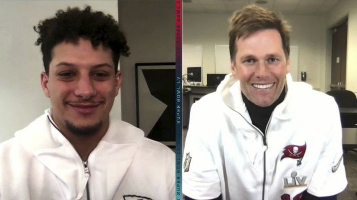 Patrick Mahomes er líklegur til afreka í framtíðinni og ríkjandi meistari en Tom Brady er á eftir sínum sjöunda meistaratitli á ótrúlegum ferli sínum.