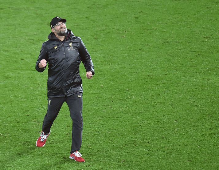 Jürgen Klopp stefnir hraðbyri að Englandsmeistaratitlinum.