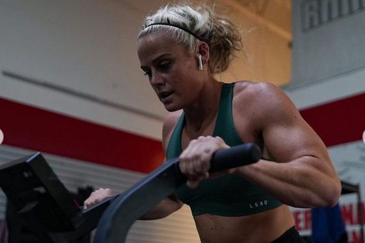 Sara Sigmundsdóttir er á fullu að æfa og farin að undirbúa sig fyrir næsta tímabil.