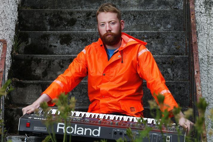 Davíð Berndsen og Geiri Sæm bregða sér í eitís-gallann.